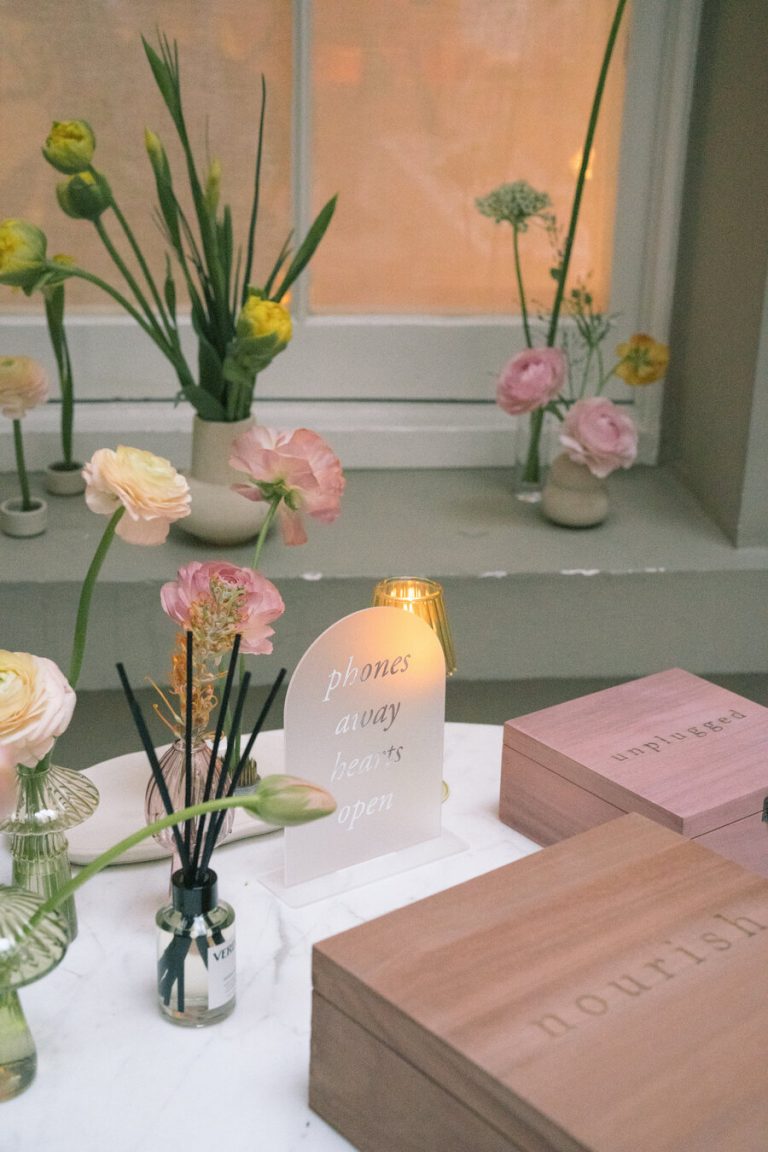 Nourish Social's inaugural supper club gathering for wedding creatives