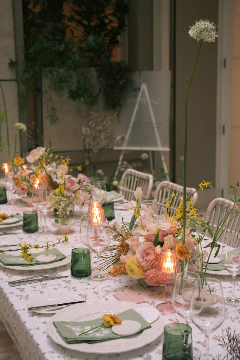 Nourish Social's inaugural supper club gathering for wedding creatives