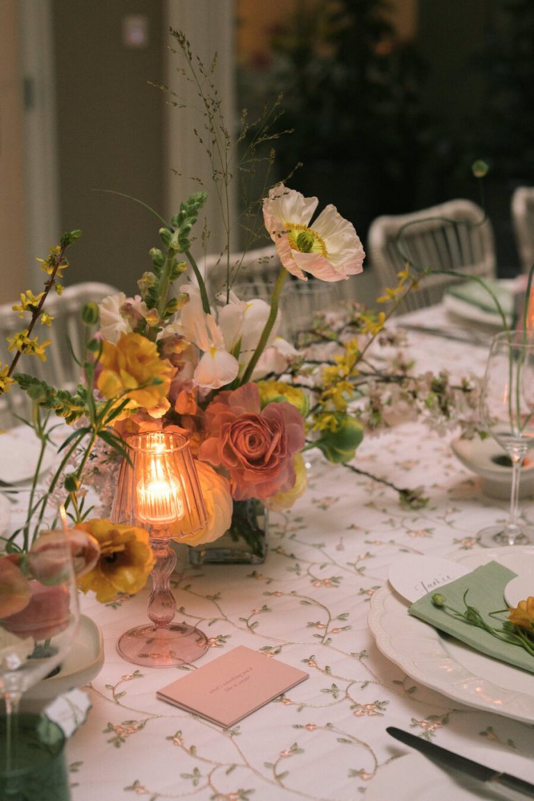 Nourish Social's inaugural supper club gathering for wedding creatives