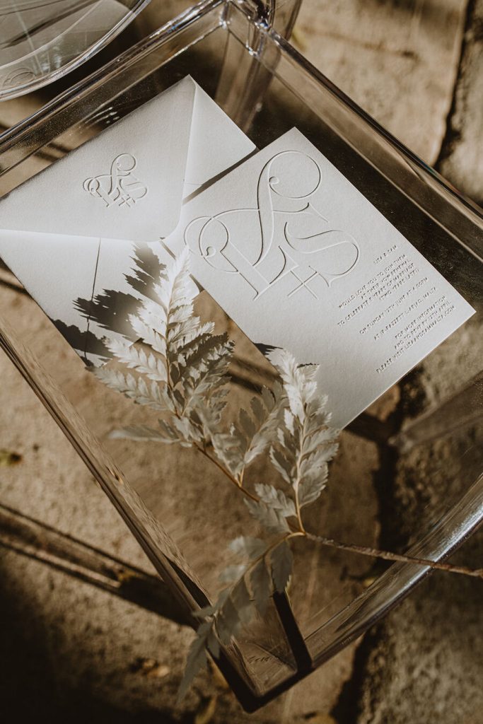 Ink & Paper letterpress wedding stationer