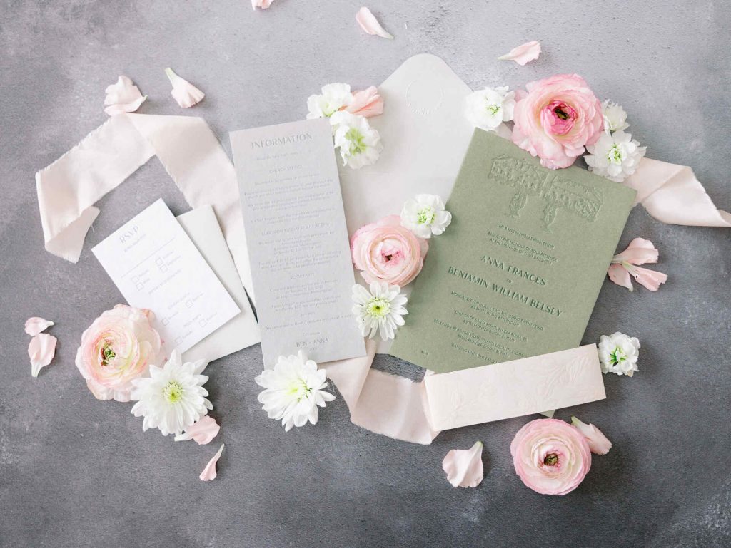 Ink & Paper letterpress wedding stationer