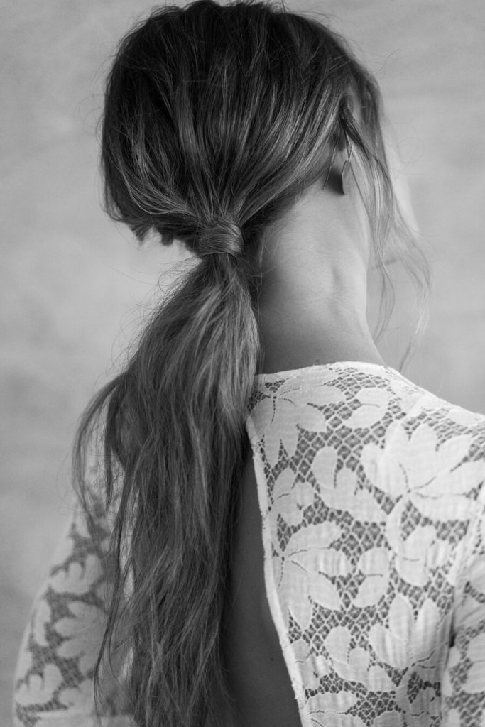 Minimal contemporary ethical bridalwear crafted with vegan eco-friendly, sustainable fabrics.