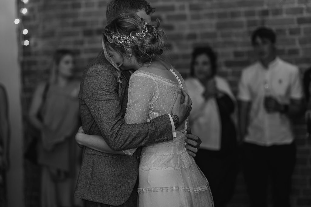 A laid-back, rystic style wedding at Devon's Brickhouse Vineyard wedding venue