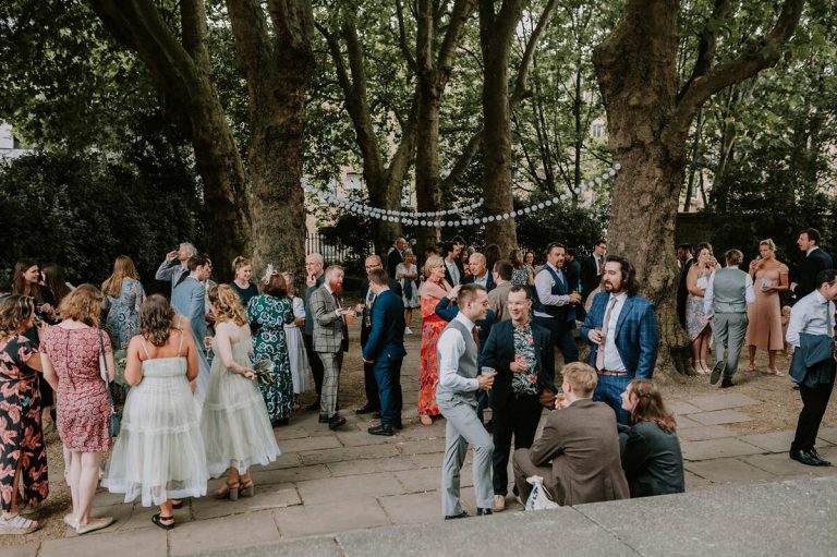 London wedding for Tess + David at The Crypt on the Green