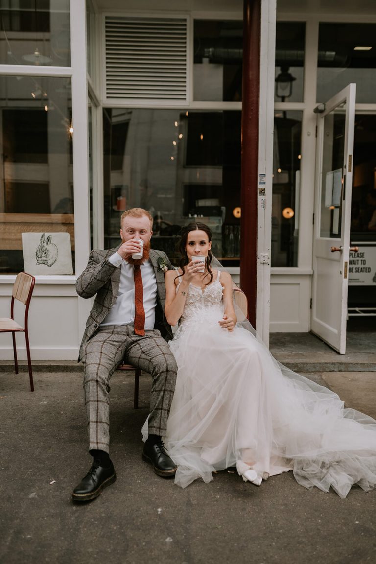 London wedding for Tess + David at The Crypt on the Green