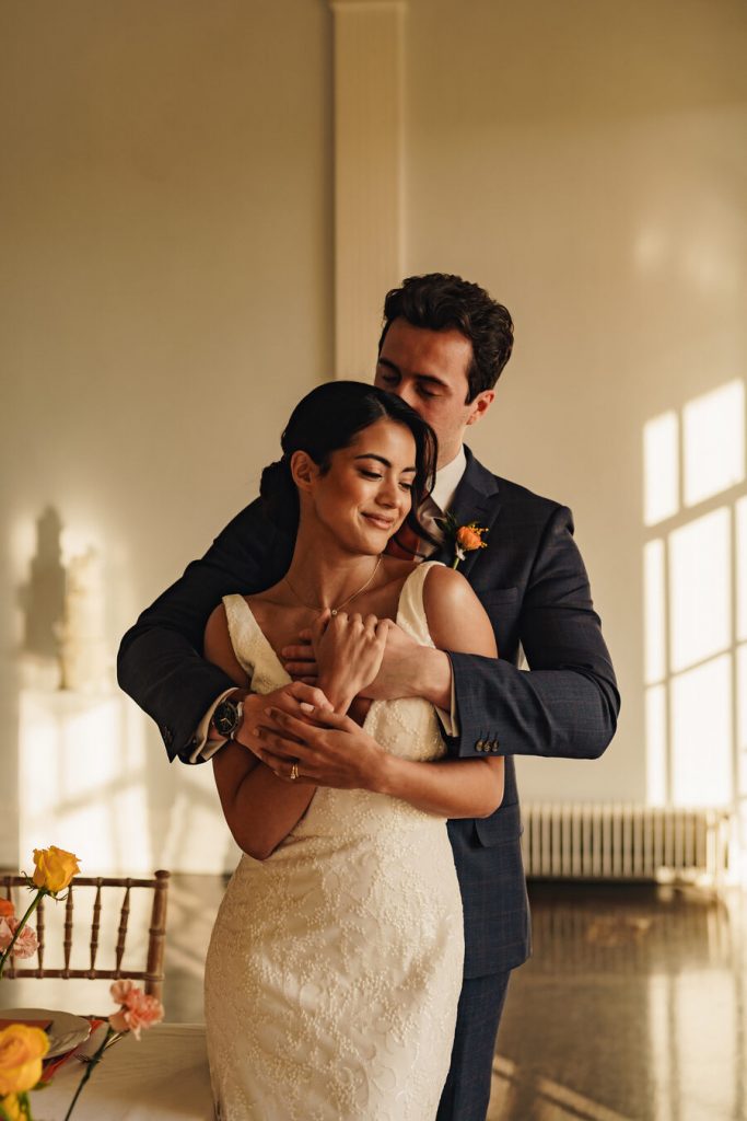 A citrus wedding inspired colour explosion for a refined and elegant city wedding