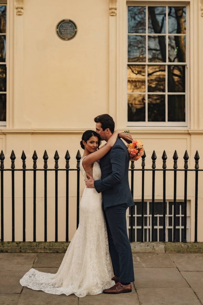A citrus wedding inspired colour explosion for a refined and elegant city wedding