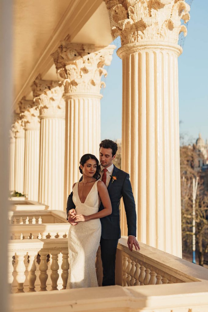 A citrus wedding inspired colour explosion for a refined and elegant city wedding