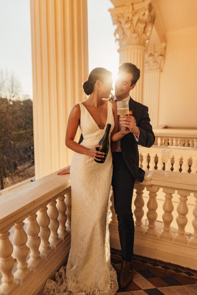 A citrus wedding inspired colour explosion for a refined and elegant city wedding