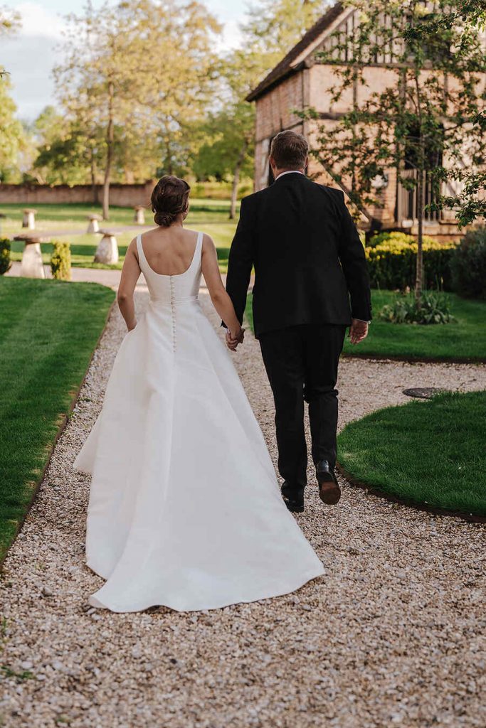 Beautiful bride Annabel wearing Sassi Holford at Wasing Park