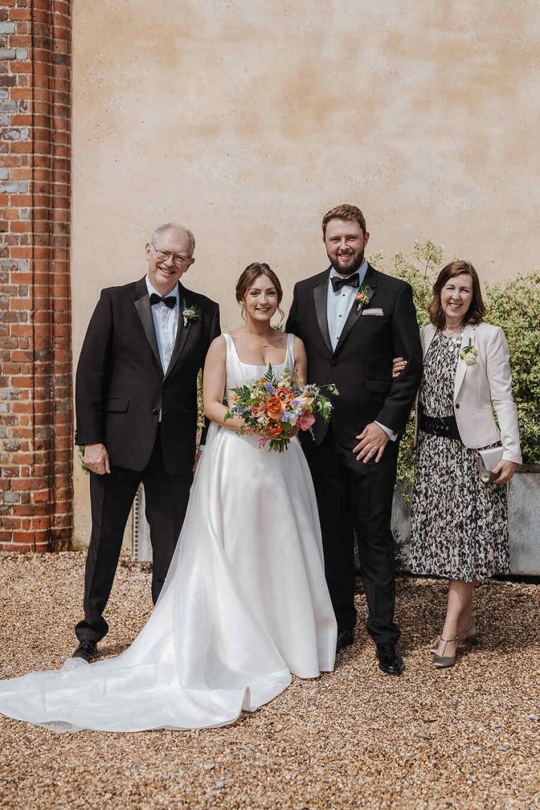 A spring wedding celebration at Wasing Park, Berkshire
