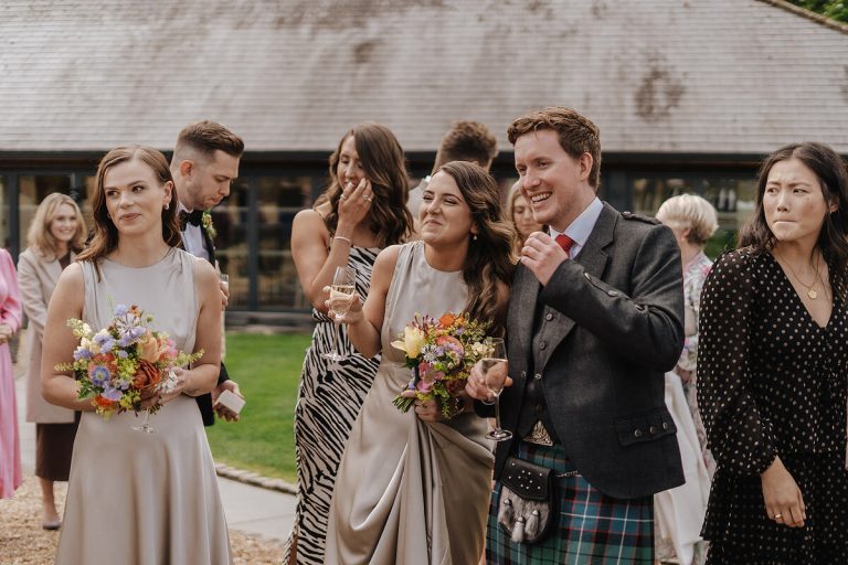 A spring wedding celebration at Wasing Park, Berkshire