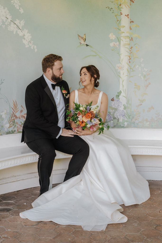 A spring wedding celebration at Wasing Park, Berkshire