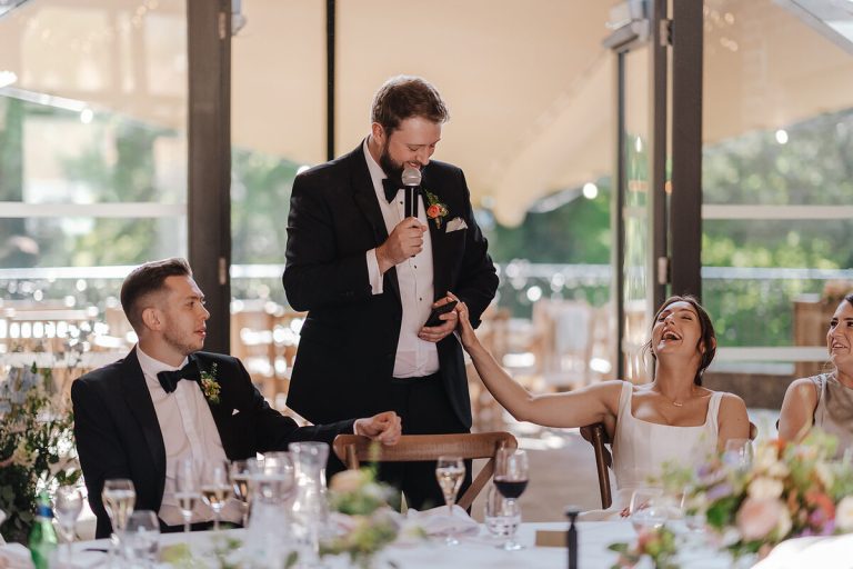 A spring wedding celebration at Wasing Park, Berkshire