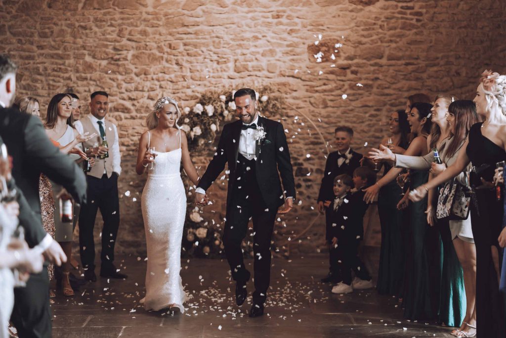 A spring barn wedding celebration at Dodford Manor
