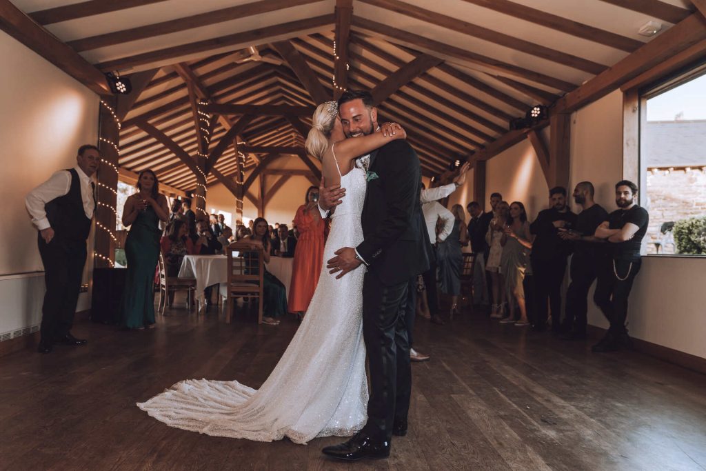 A 'family' first dance for Rea, Danny and their two sons