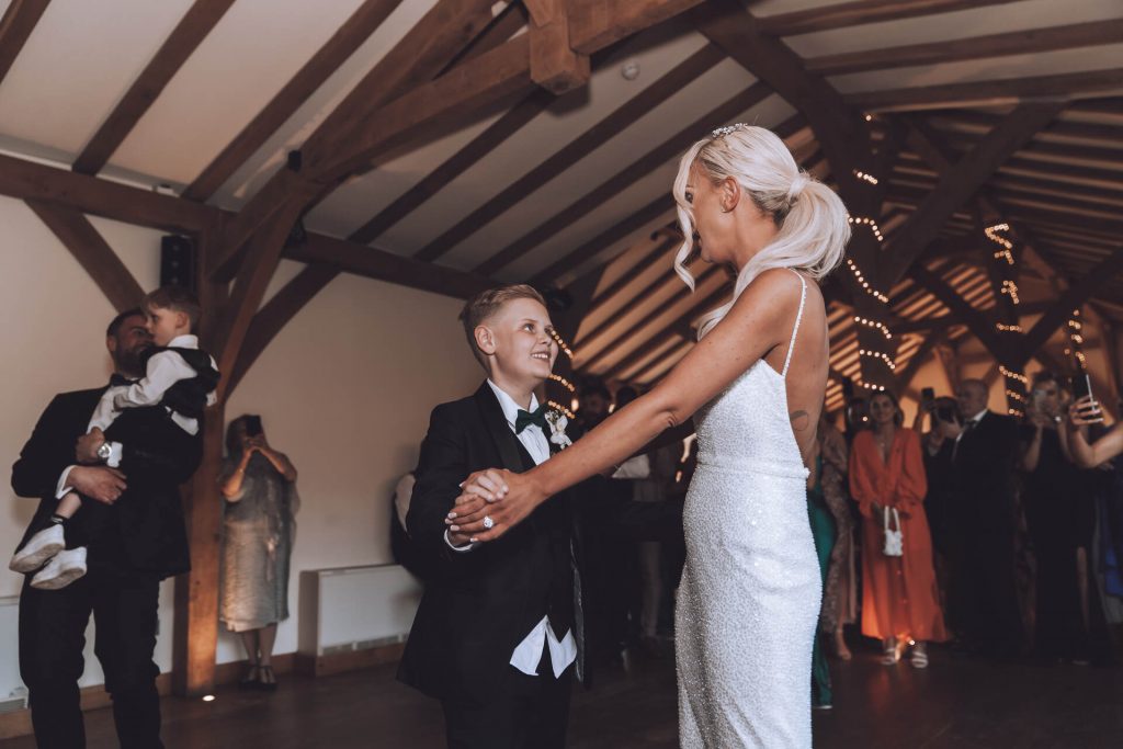 A 'family' first dance for Rea, Danny and their two sons