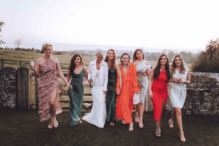 A spring barn wedding for a modern, contemporary couple