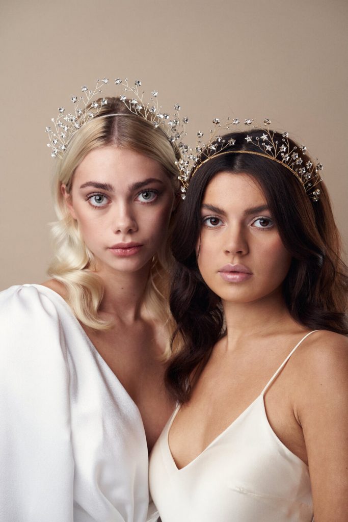 Bridal headpieces by British bridal accessory designer Debbie Carlisle