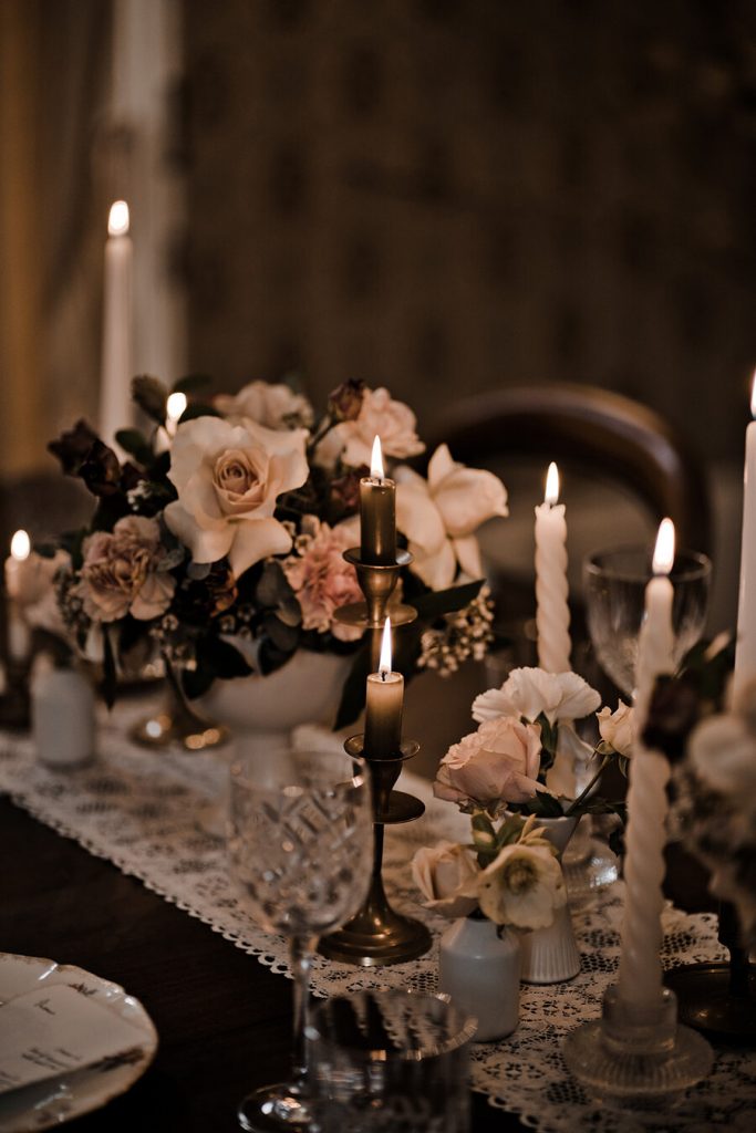 Vintage wedding inspiration with a touch of Old Hollywood glamour at Wiltshire's Purton House