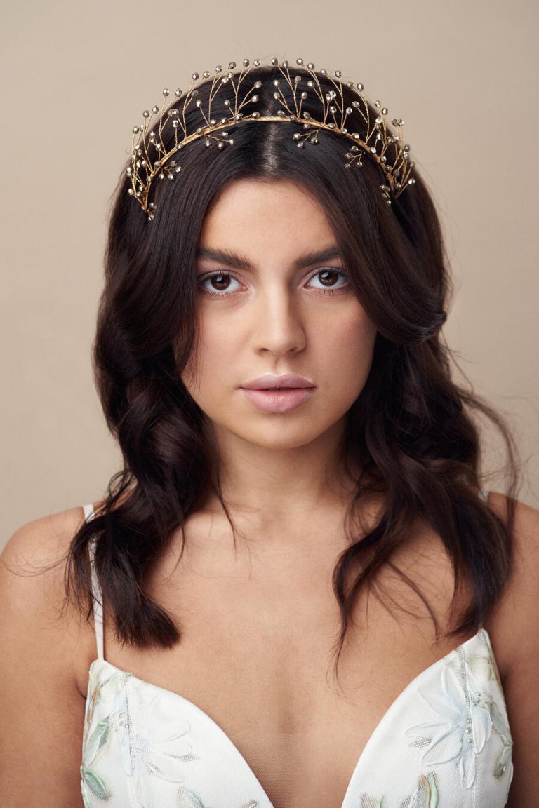 Bridal headpieces by British bridal accessory designer Debbie Carlisle