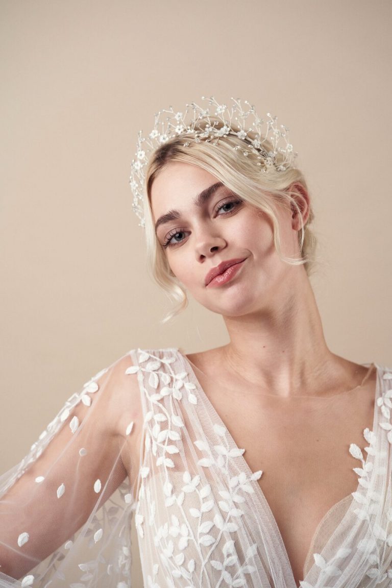 Bridal headpieces by British bridal accessory designer Debbie Carlisle