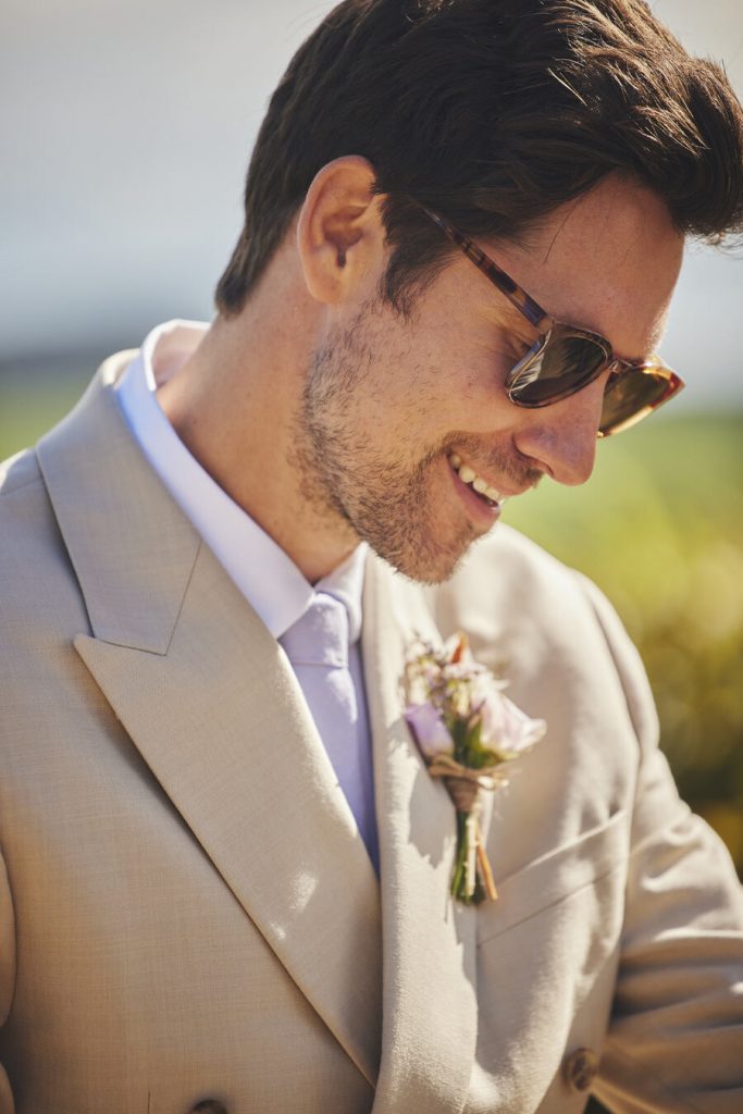 Relaxed Italian 60's inspired wedding outfits for a Mediterranean inspired wedding