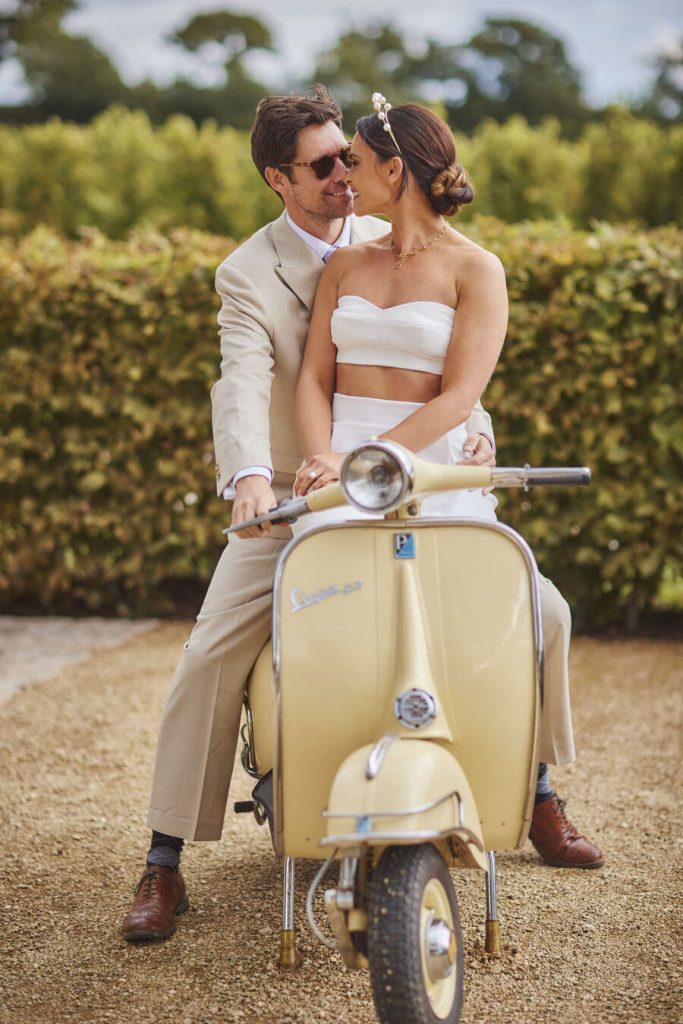 Relaxed Italian 60's inspired wedding outfits for a Mediterranean inspired wedding
