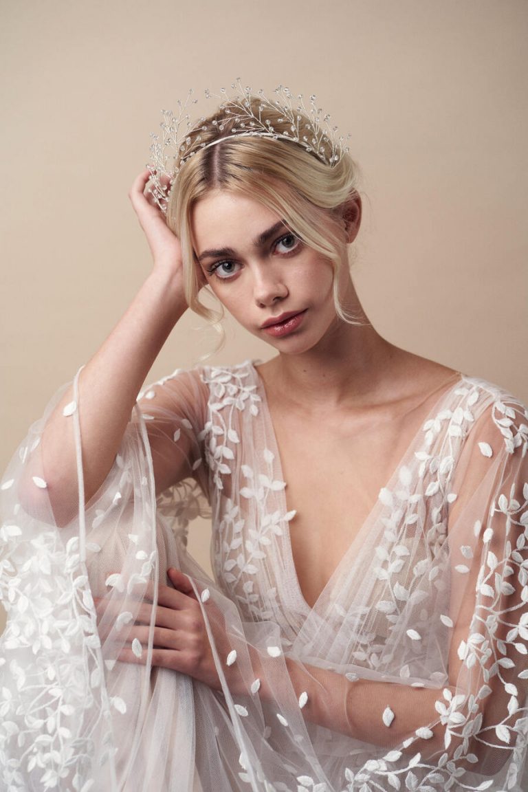 Bridal headpieces by British bridal accessory designer Debbie Carlisle