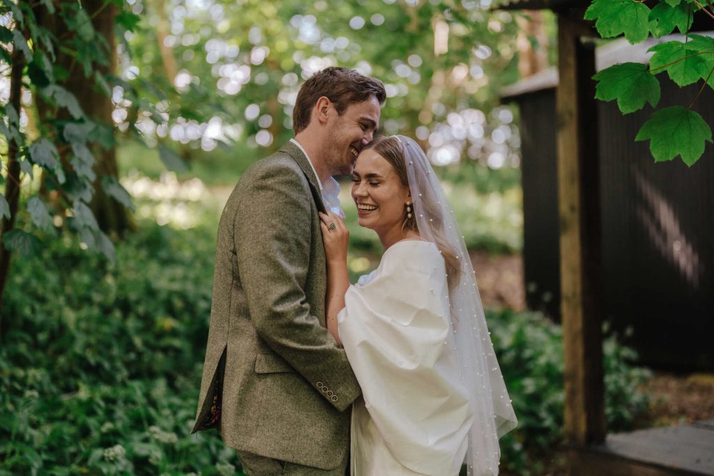 Intimate woodland wedding at Littlewood Lodge