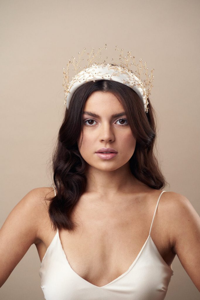 Bridal headpieces by British bridal accessory designer Debbie Carlisle