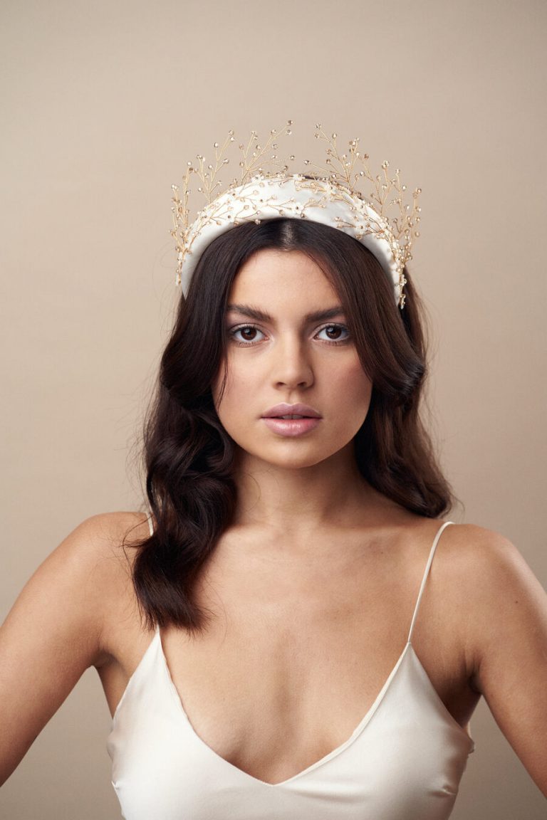 Bridal headpieces by British bridal accessory designer Debbie Carlisle
