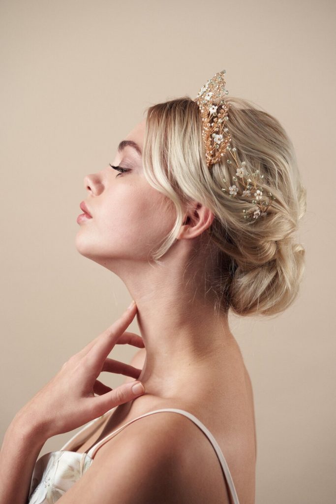 Bridal headpieces by British bridal accessory designer Debbie Carlisle