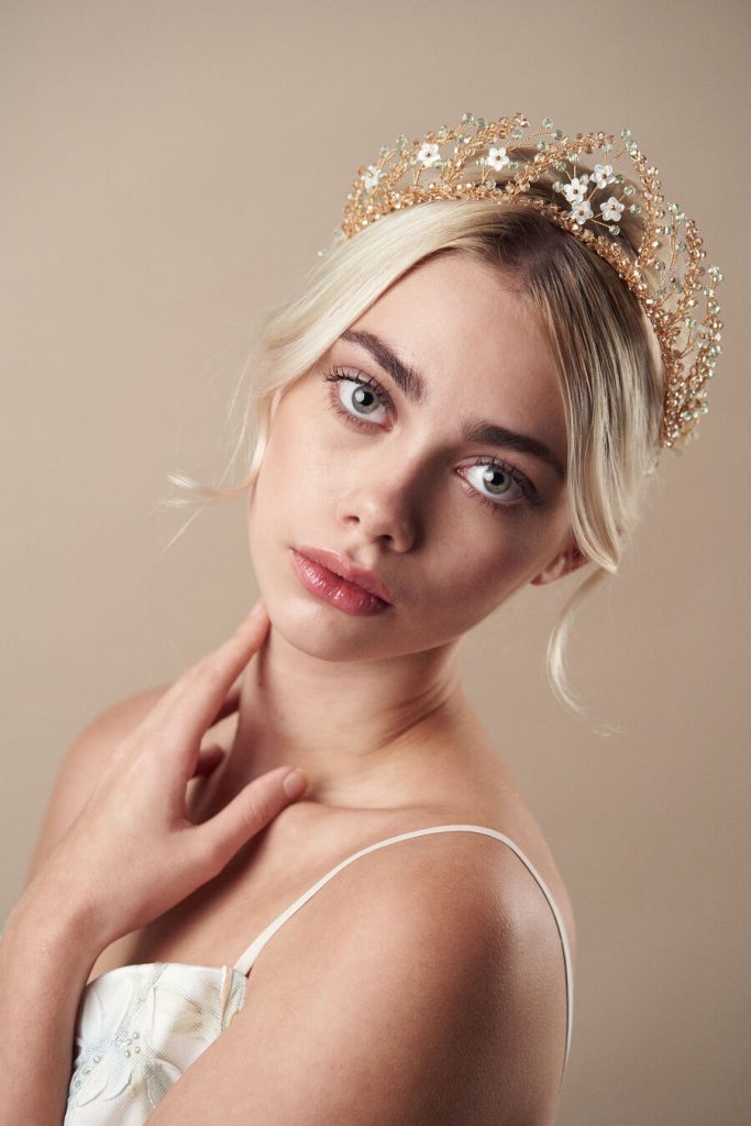Bridal headpieces by British bridal accessory designer Debbie Carlisle