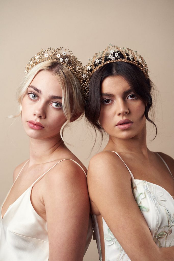 Bridal headpieces by British bridal accessory designer Debbie Carlisle
