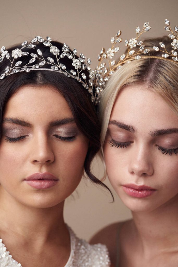 Bridal headpieces by British bridal accessory designer Debbie Carlisle