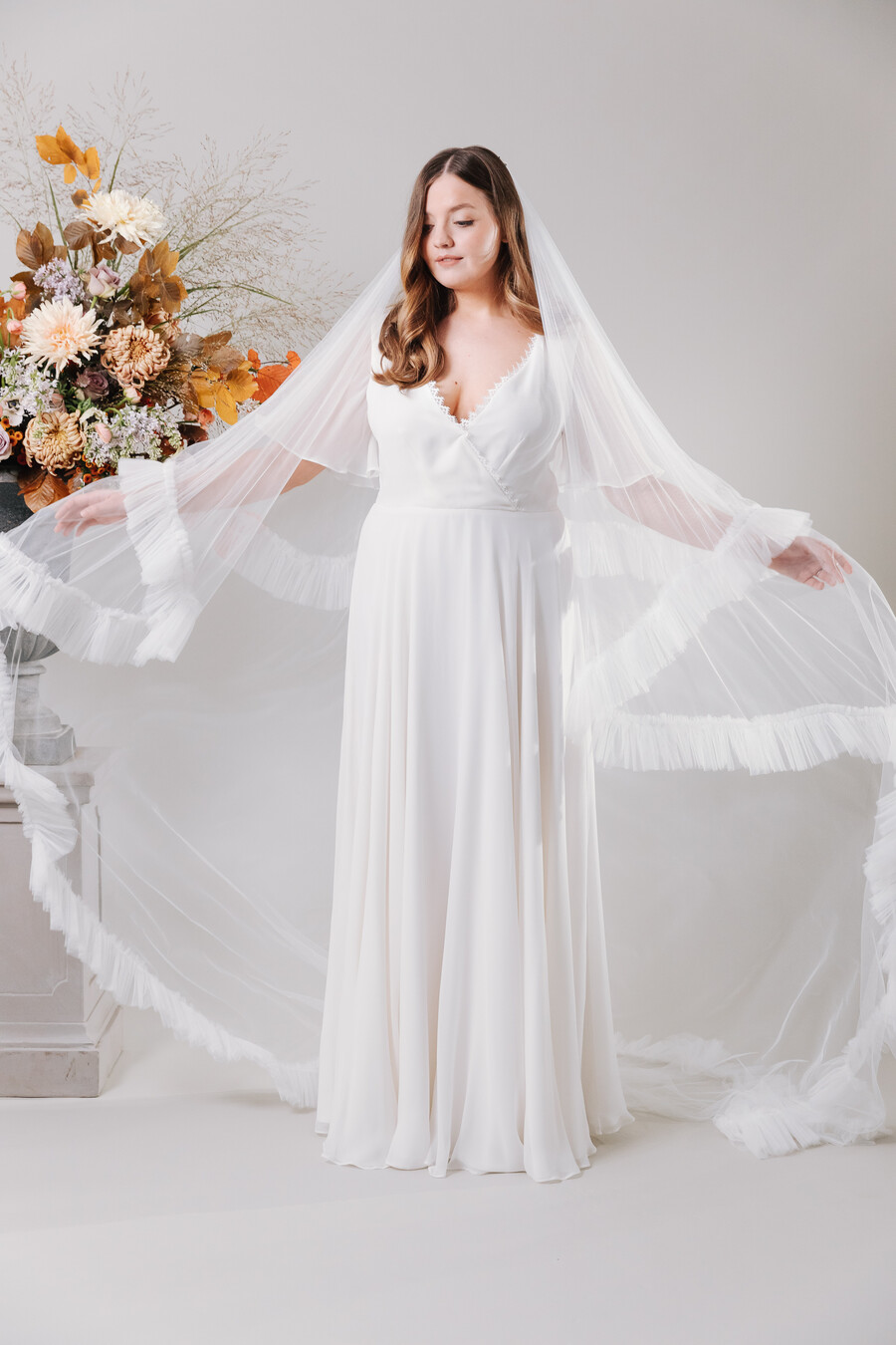 Kate Beaumont Chrysanthemum curve dress