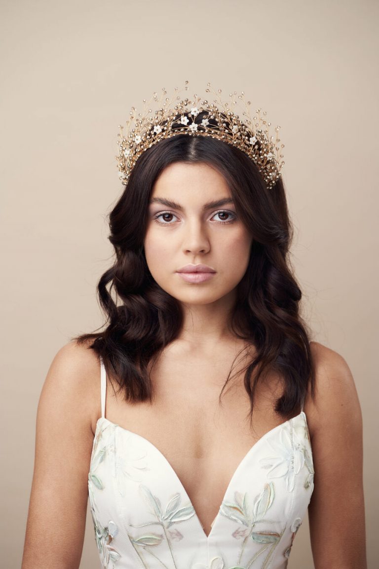 Bridal headpieces by British bridal accessory designer Debbie Carlisle