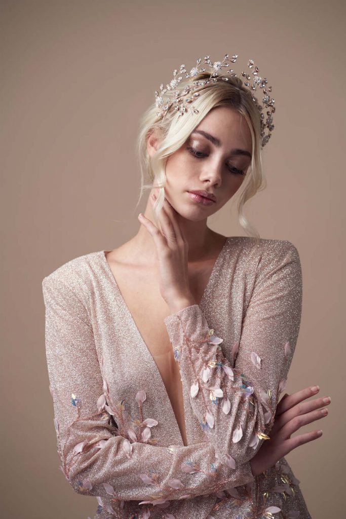Bridal headpieces by British bridal accessory designer Debbie Carlisle
