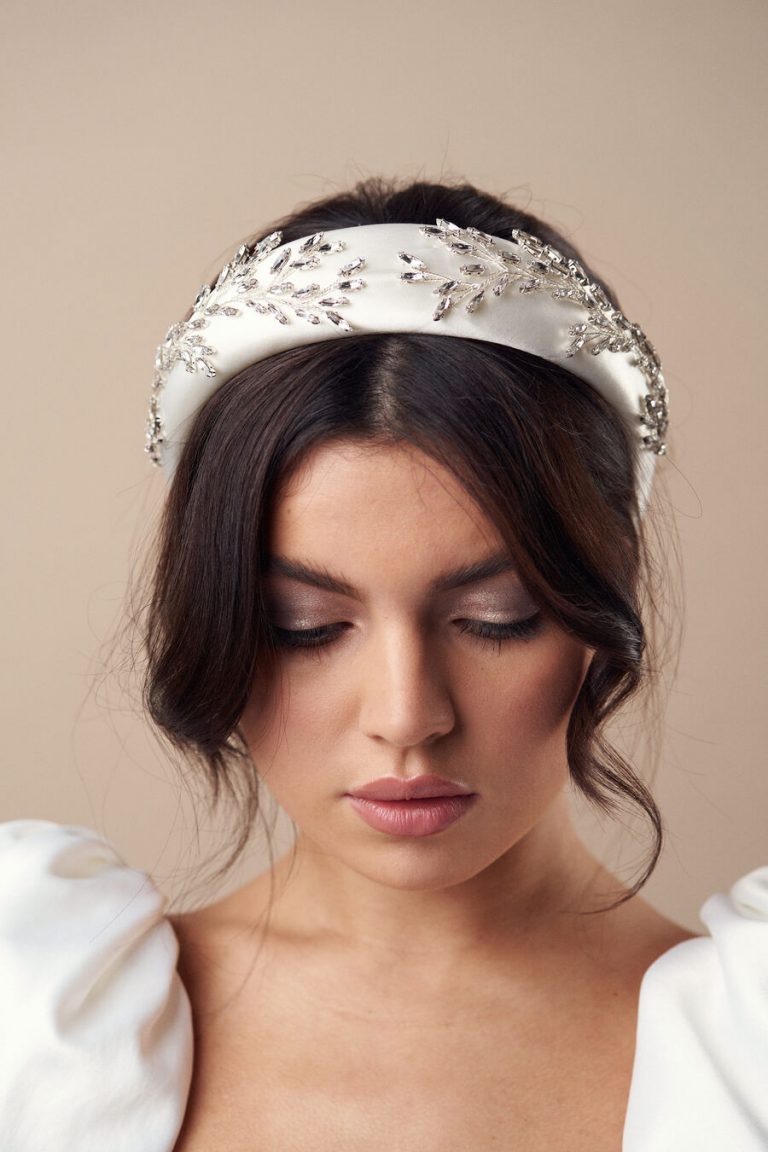 Bridal headpieces by British bridal accessory designer Debbie Carlisle