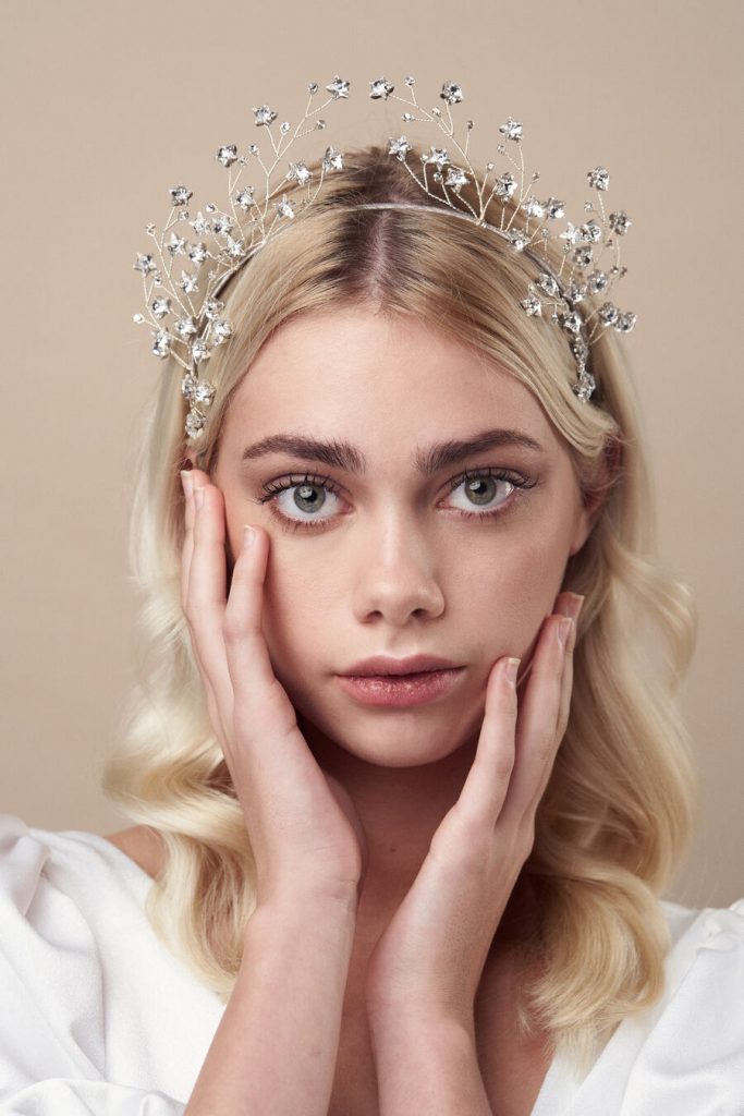 Bridal headpieces by British bridal accessory designer Debbie Carlisle