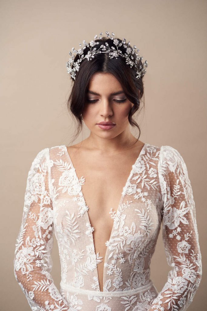 Bridal headpieces by British bridal accessory designer Debbie Carlisle