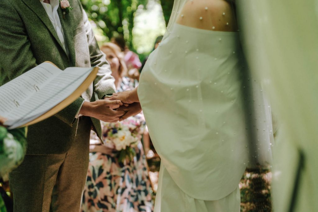 A celebrant led ceremony full of emotion for Emily + Edward at Littlewood Lodge