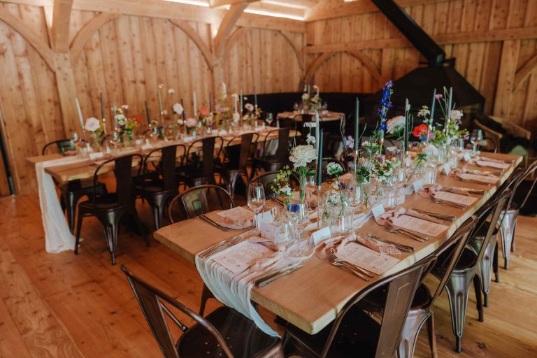 An intimate woodland wedding at Dorchester's Littlewood Lodge