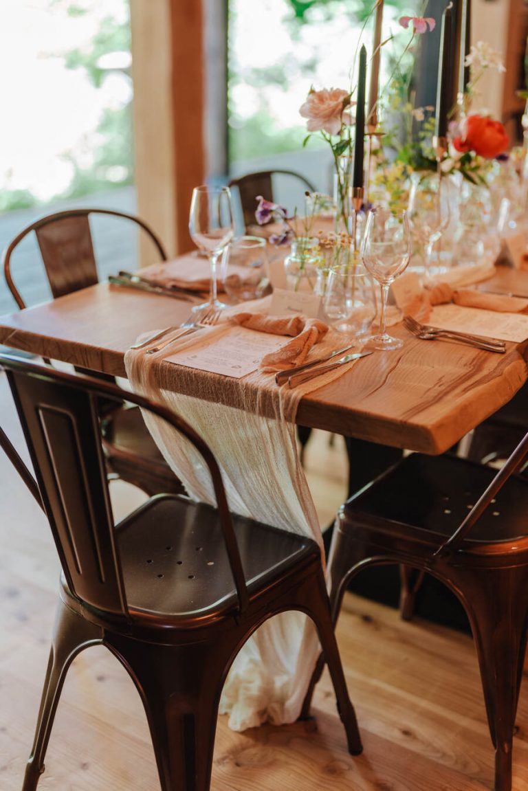 An intimate woodland wedding at Dorchester's Littlewood Lodge