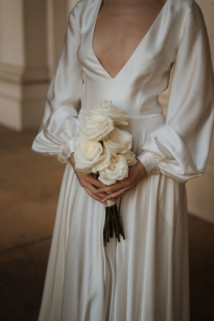 A minimalist and luxe London wedding editorial for Love Story Inspiration UK wedding blog