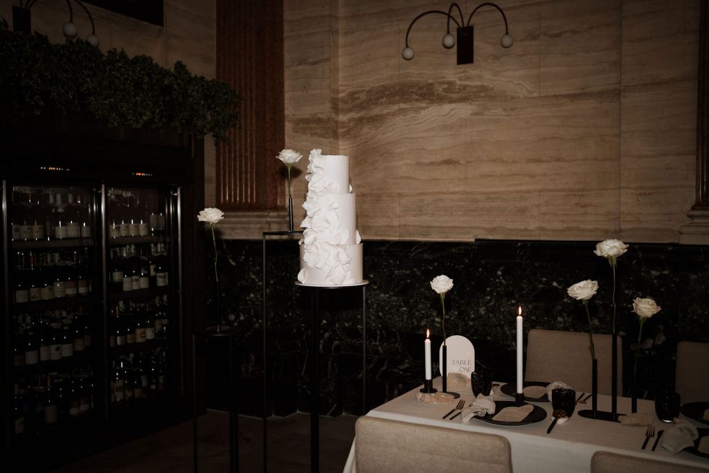 A minimalist and luxe London wedding editorial for Love Story Inspiration UK wedding blog