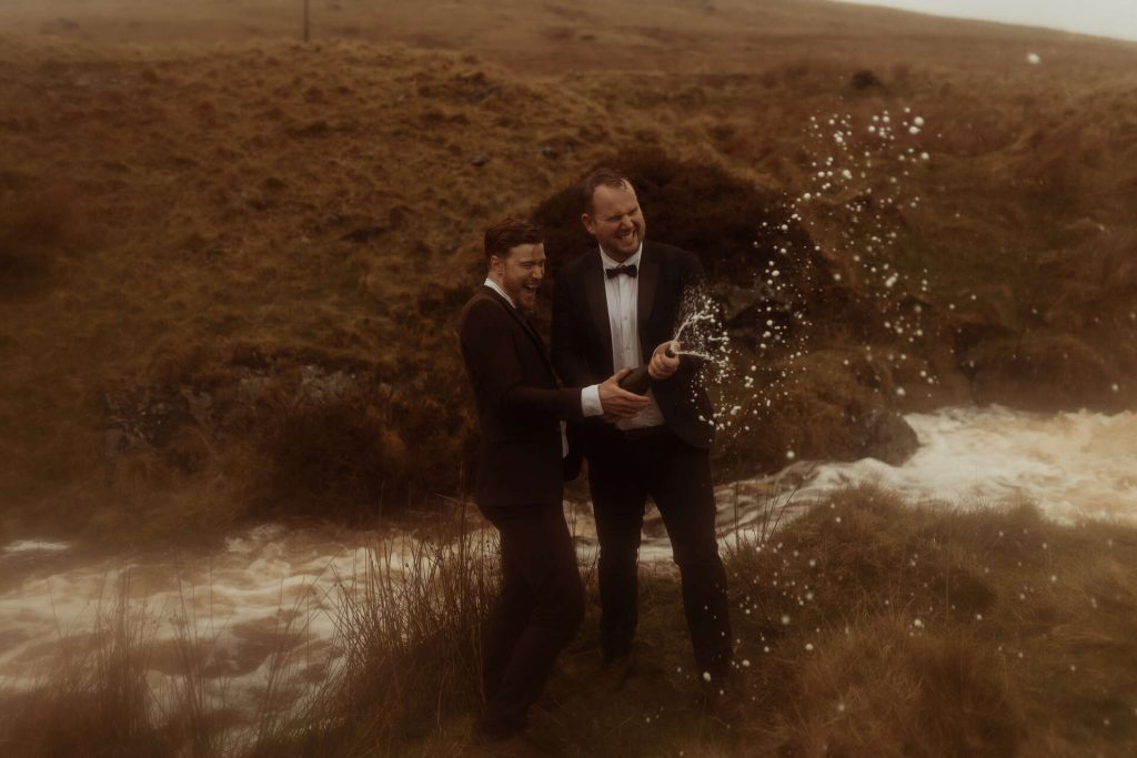 Ben + Tom's rain-filled elopement | Esme Whiteside Photography