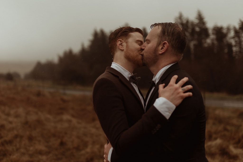 Ben + Tom's rain-filled elopement | Esme Whiteside Photography