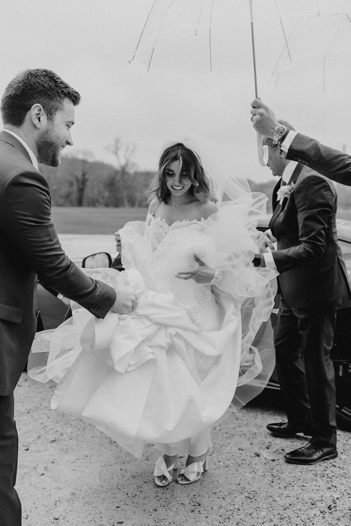 An ethereal enchanted castle wedding